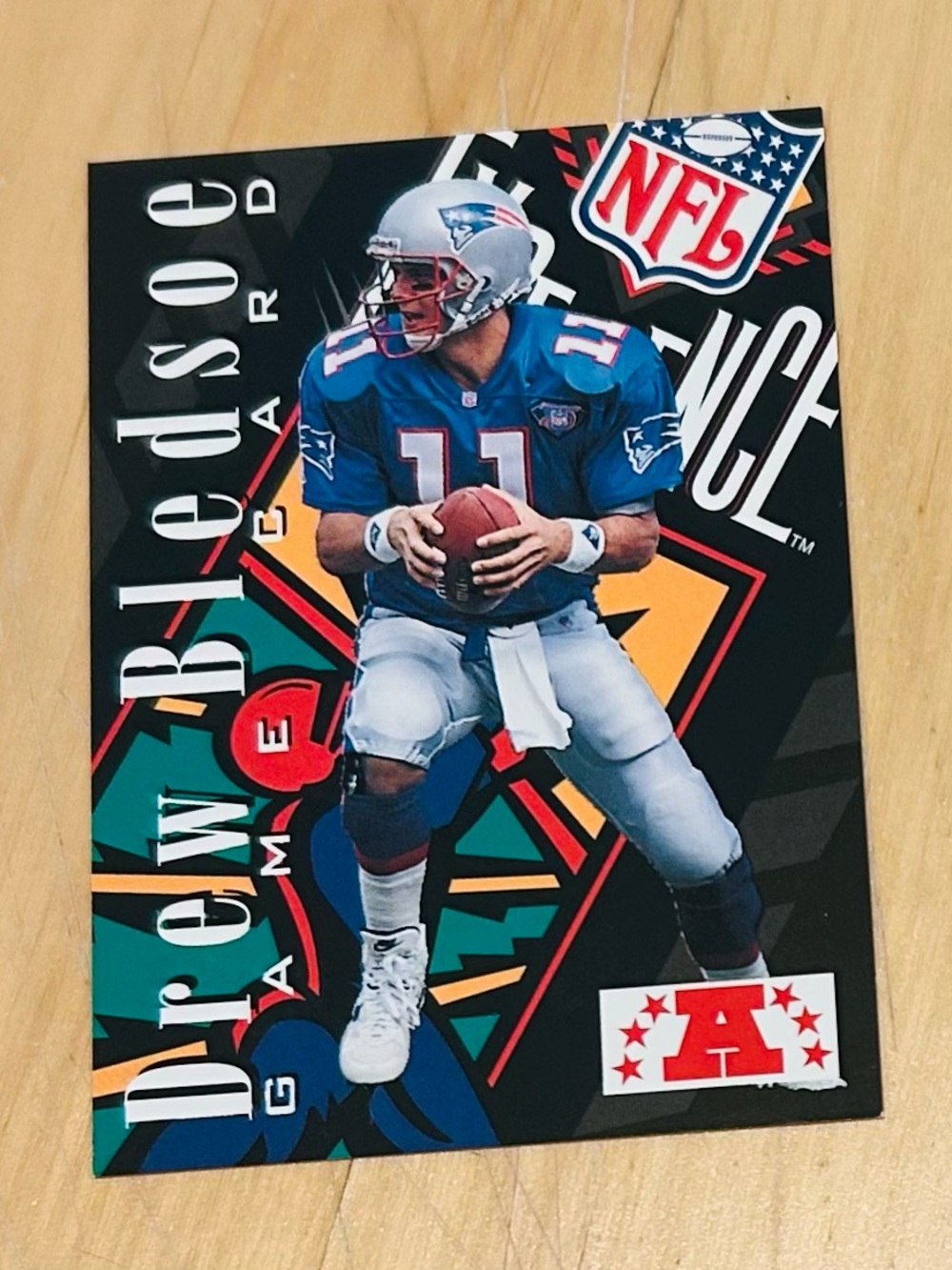 Drew Bledsoe Team NFL Collector’s Card - VGC